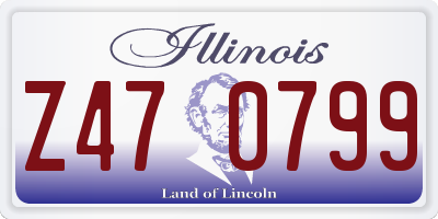 IL license plate Z470799