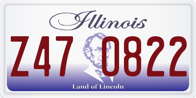 IL license plate Z470822