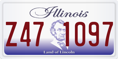 IL license plate Z471097