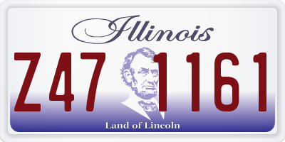 IL license plate Z471161