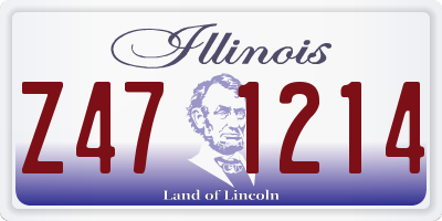 IL license plate Z471214