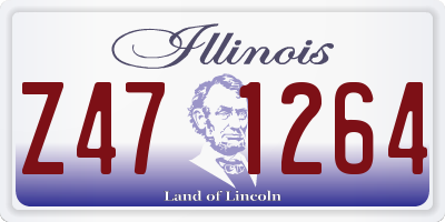 IL license plate Z471264