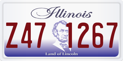 IL license plate Z471267