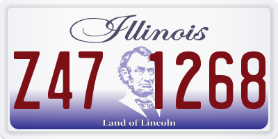 IL license plate Z471268