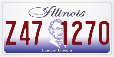 IL license plate Z471270