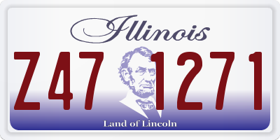 IL license plate Z471271