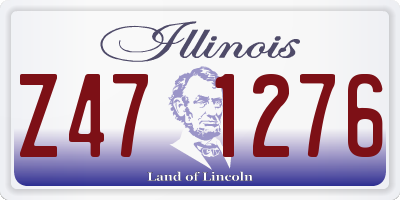 IL license plate Z471276