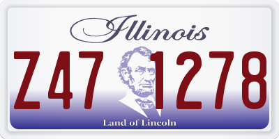 IL license plate Z471278