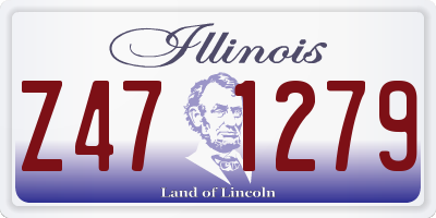 IL license plate Z471279