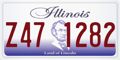 IL license plate Z471282