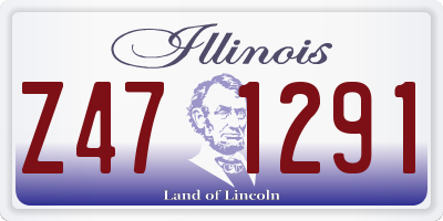 IL license plate Z471291