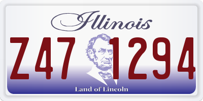 IL license plate Z471294