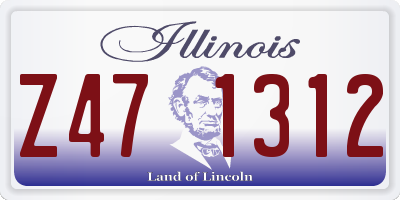 IL license plate Z471312