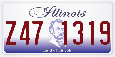 IL license plate Z471319