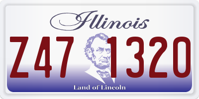 IL license plate Z471320