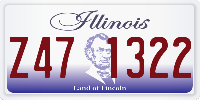 IL license plate Z471322