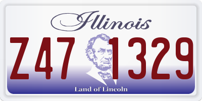 IL license plate Z471329