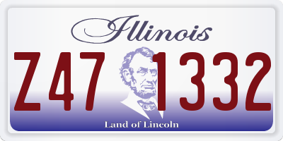 IL license plate Z471332