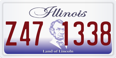 IL license plate Z471338