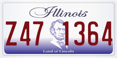 IL license plate Z471364