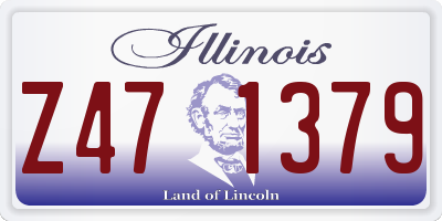 IL license plate Z471379