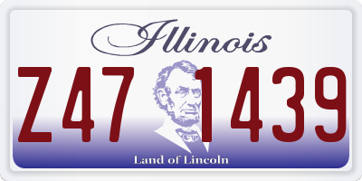 IL license plate Z471439