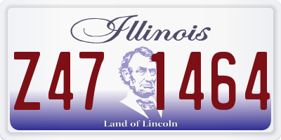 IL license plate Z471464