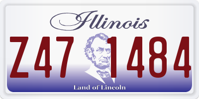 IL license plate Z471484
