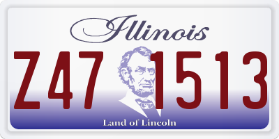 IL license plate Z471513