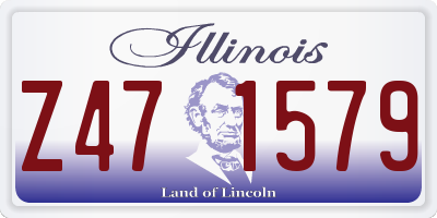 IL license plate Z471579