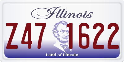 IL license plate Z471622