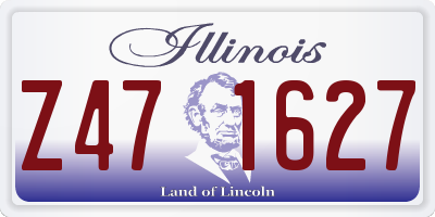 IL license plate Z471627