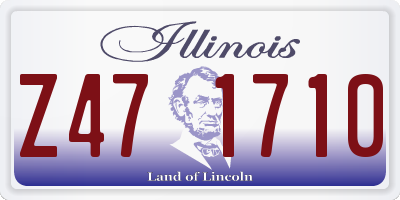 IL license plate Z471710