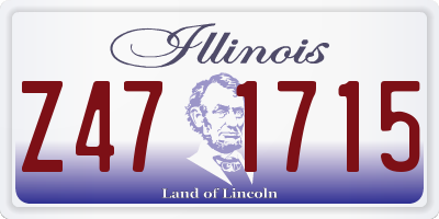 IL license plate Z471715