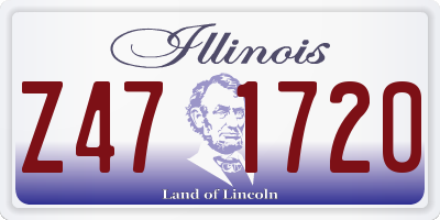 IL license plate Z471720