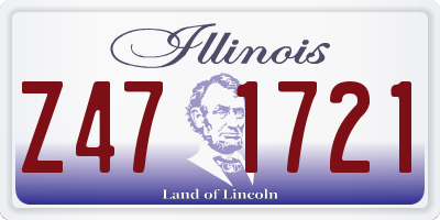 IL license plate Z471721