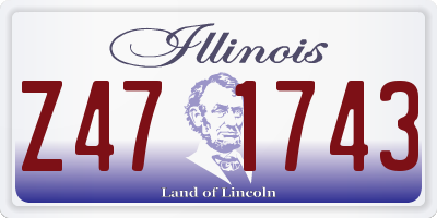 IL license plate Z471743