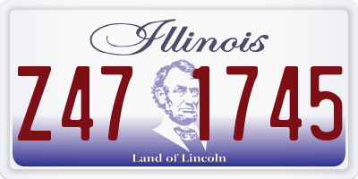 IL license plate Z471745