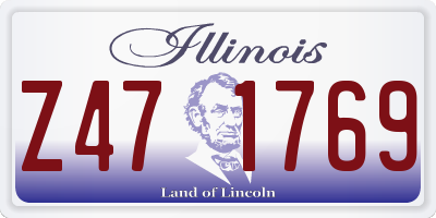 IL license plate Z471769