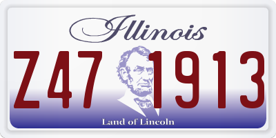 IL license plate Z471913