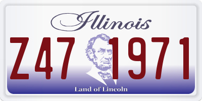 IL license plate Z471971