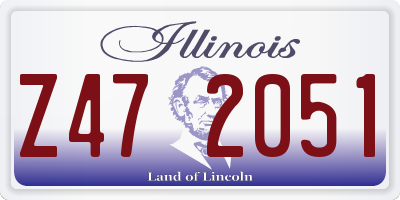 IL license plate Z472051