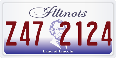 IL license plate Z472124