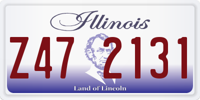 IL license plate Z472131