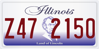 IL license plate Z472150