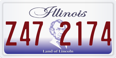 IL license plate Z472174
