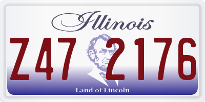 IL license plate Z472176