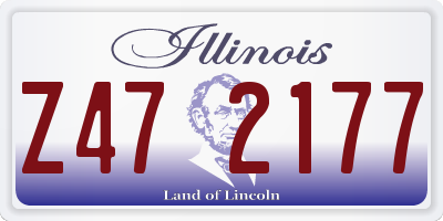 IL license plate Z472177
