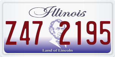 IL license plate Z472195