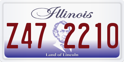 IL license plate Z472210